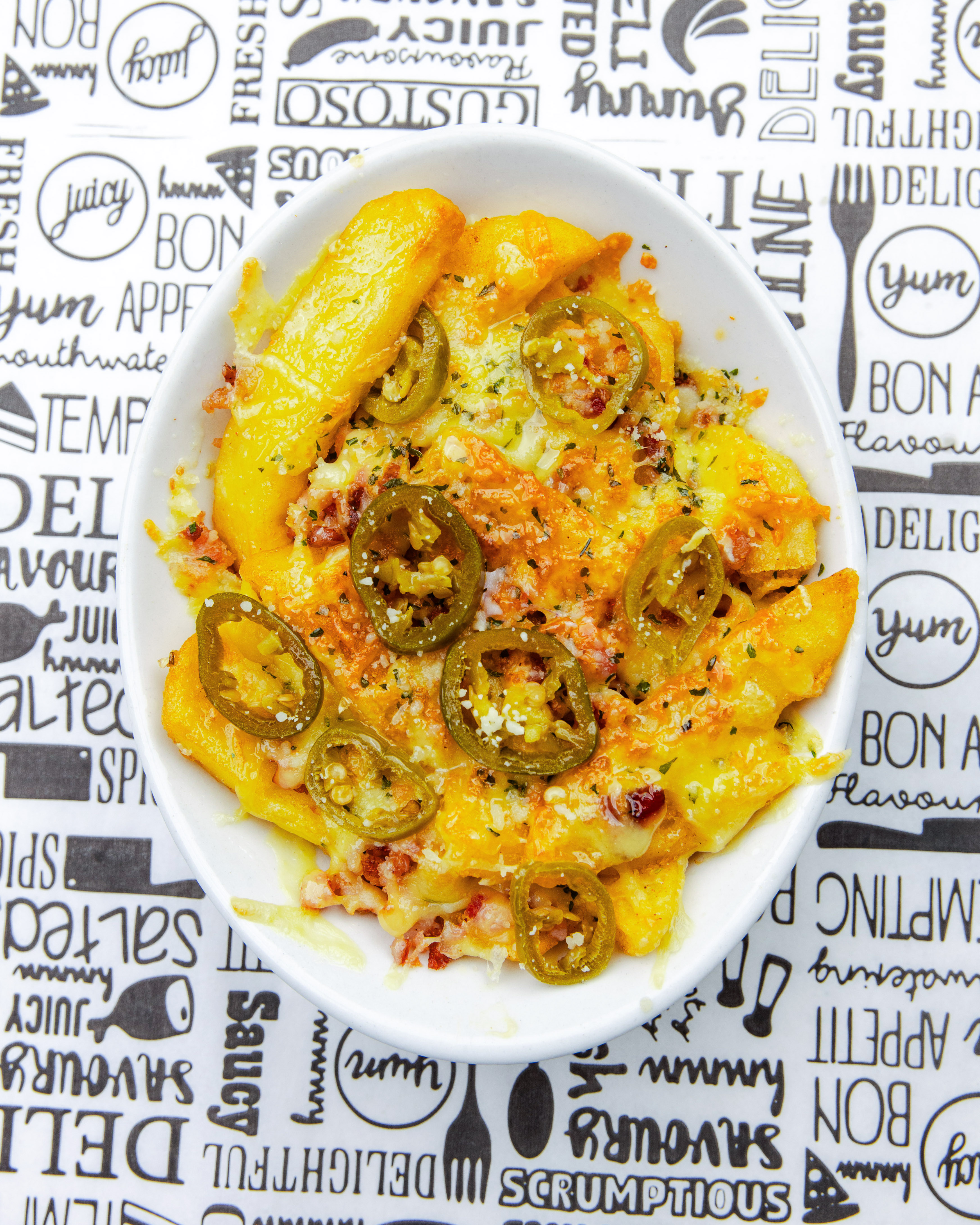 Loaded Bacon/Macon Fries