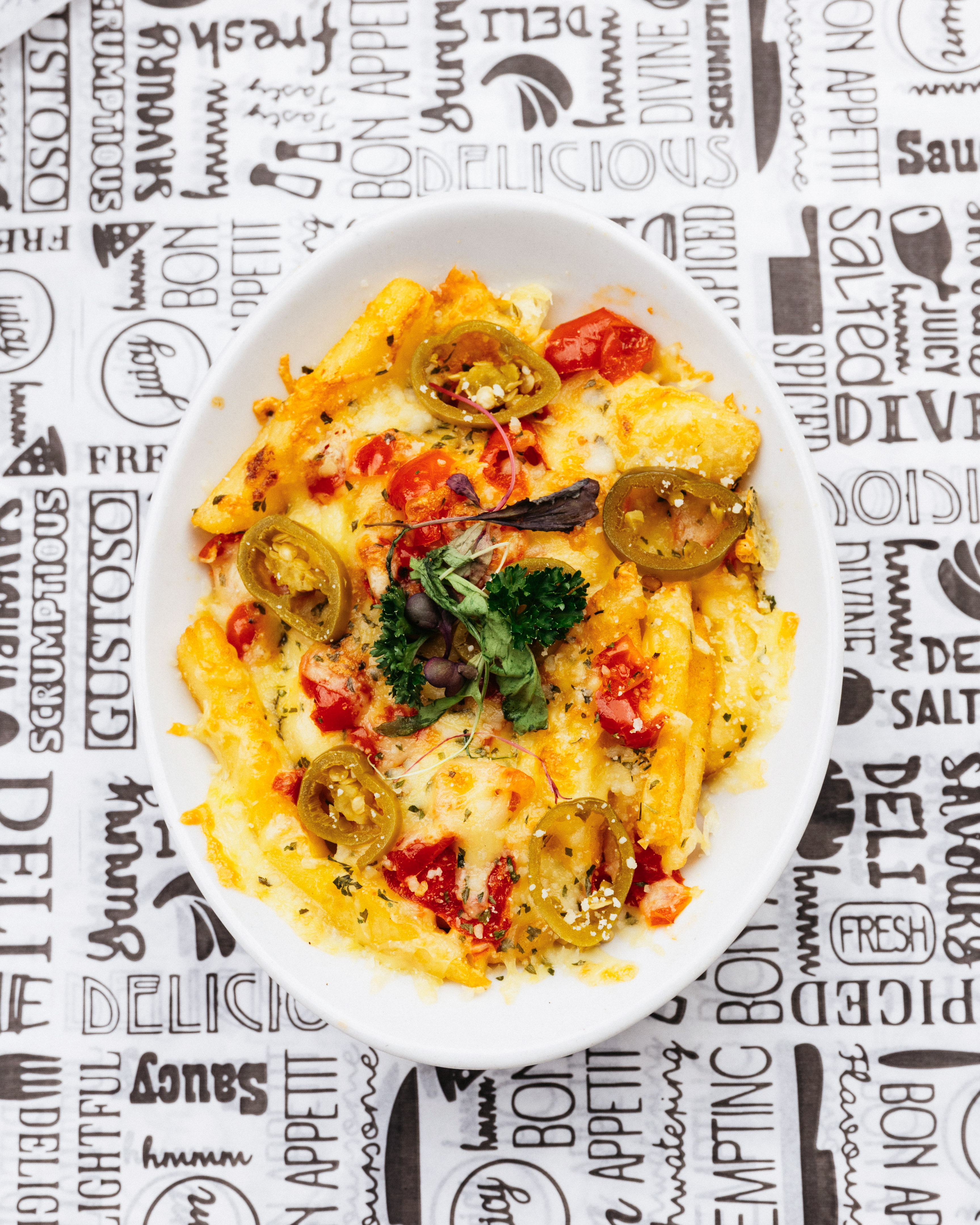 Vegetarian Loaded Fries